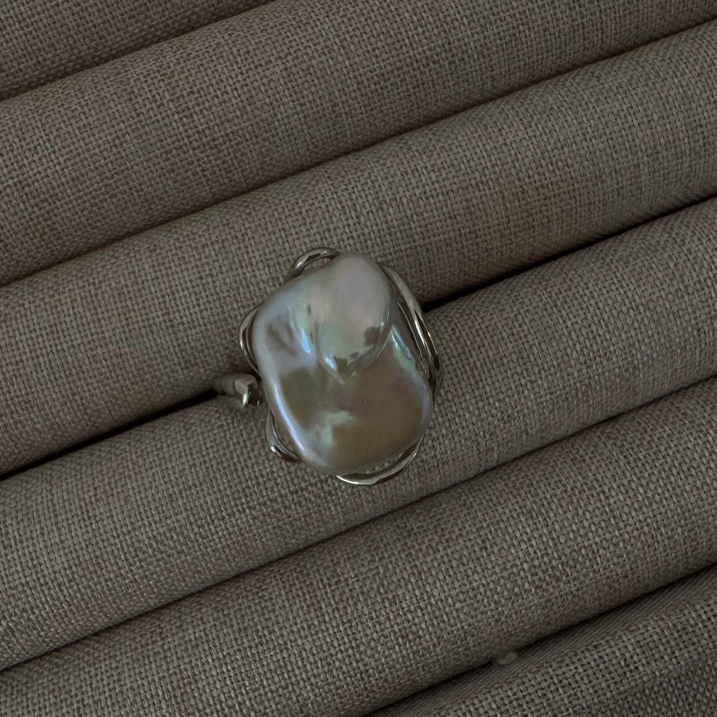 Baroque Freshwater Pearl Ring