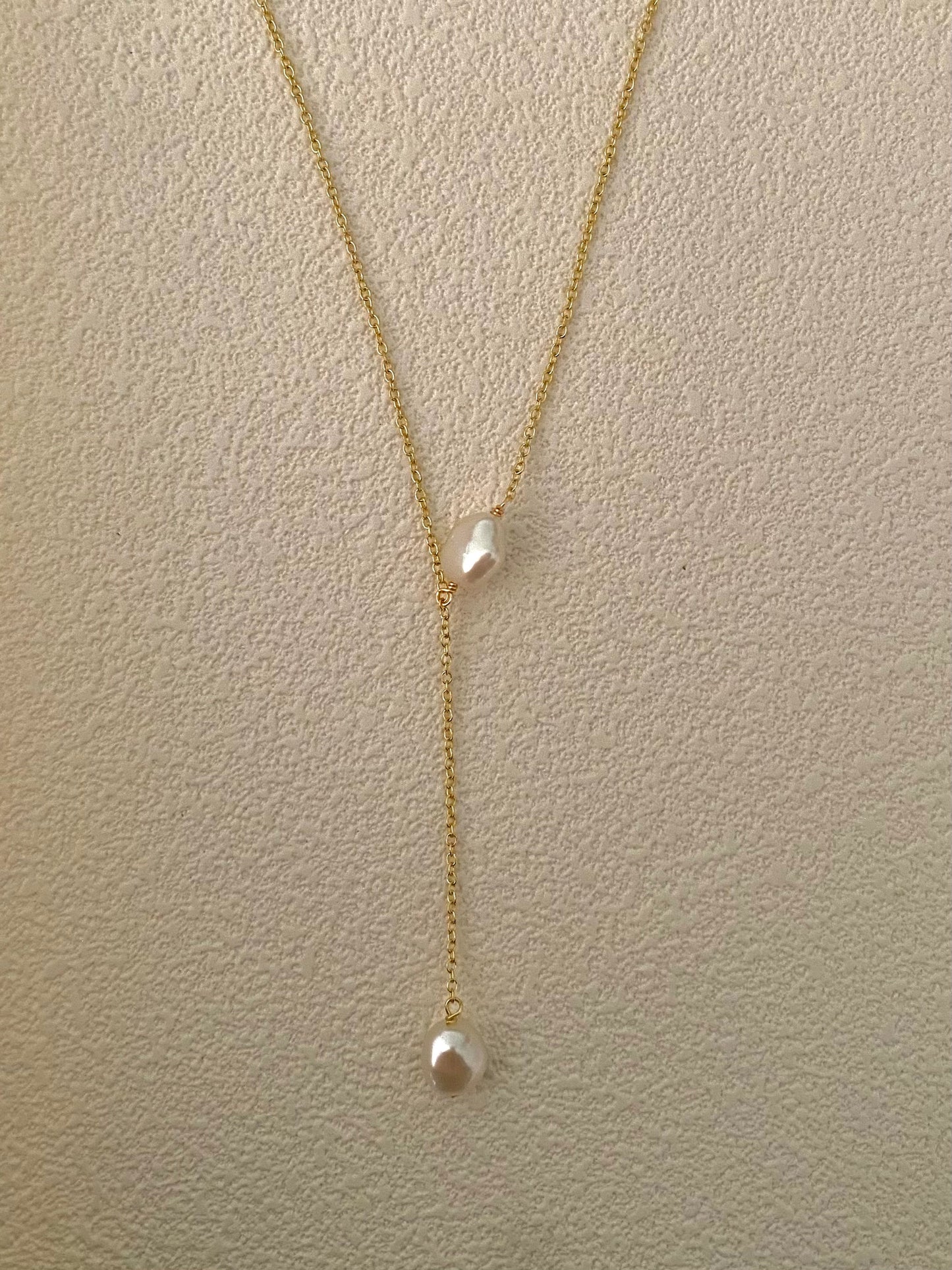 Enchanted Pearl Drop Necklace