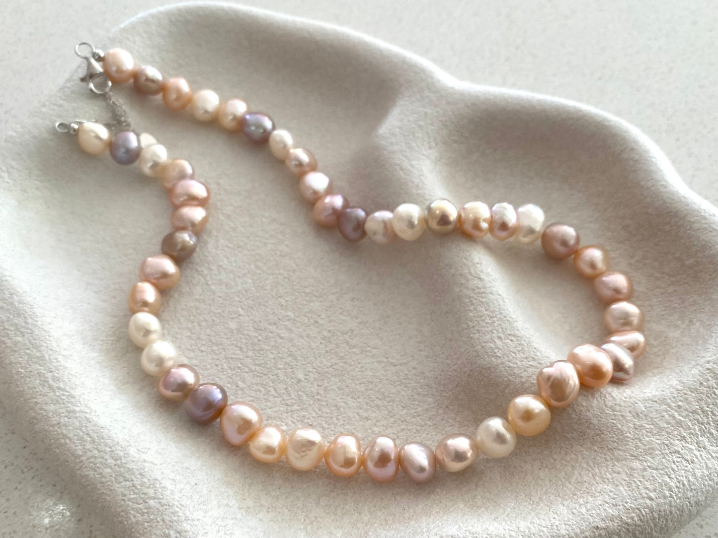 Radiant Harmony Pearl Necklace
