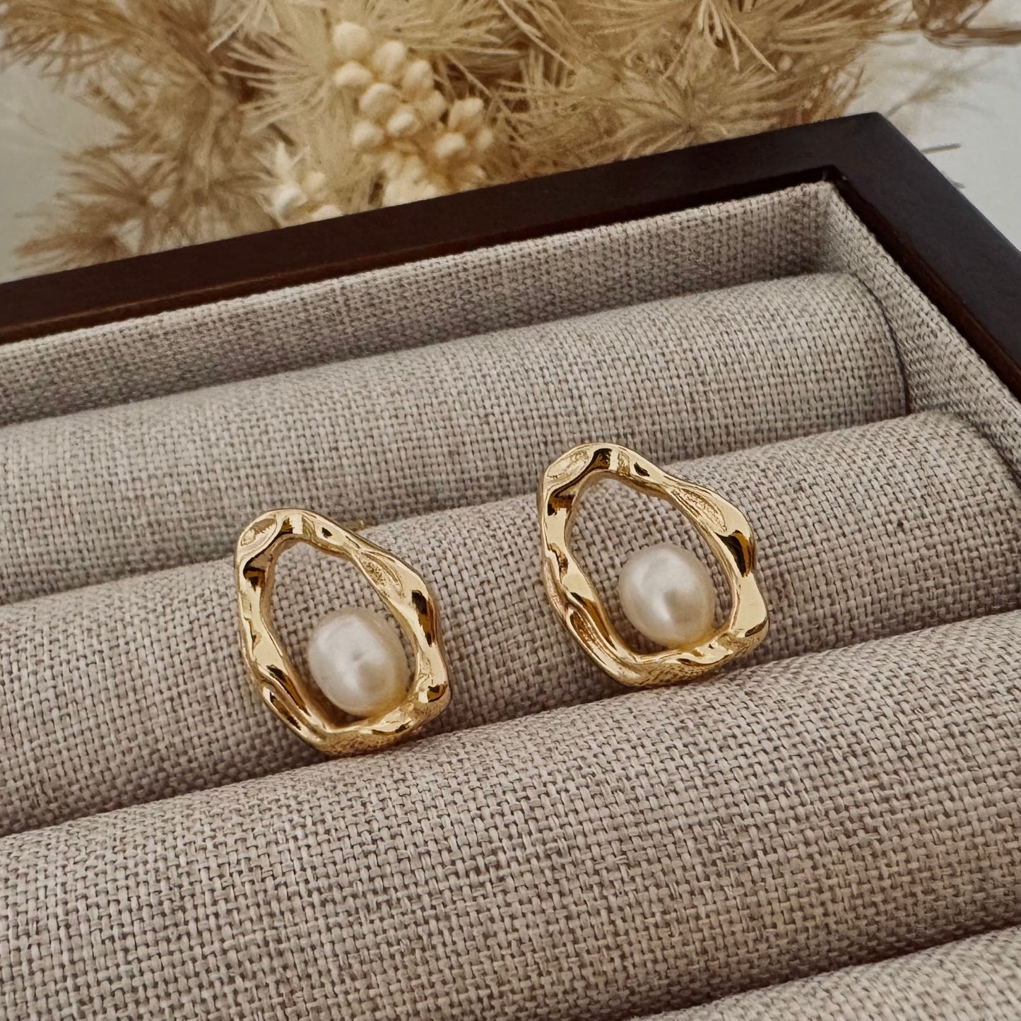 Dainty stud earrings