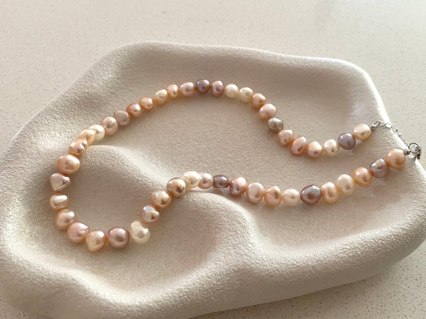 Radiant Harmony Pearl Necklace