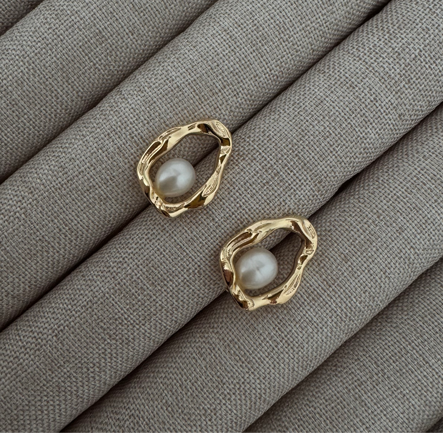 Dainty stud earrings