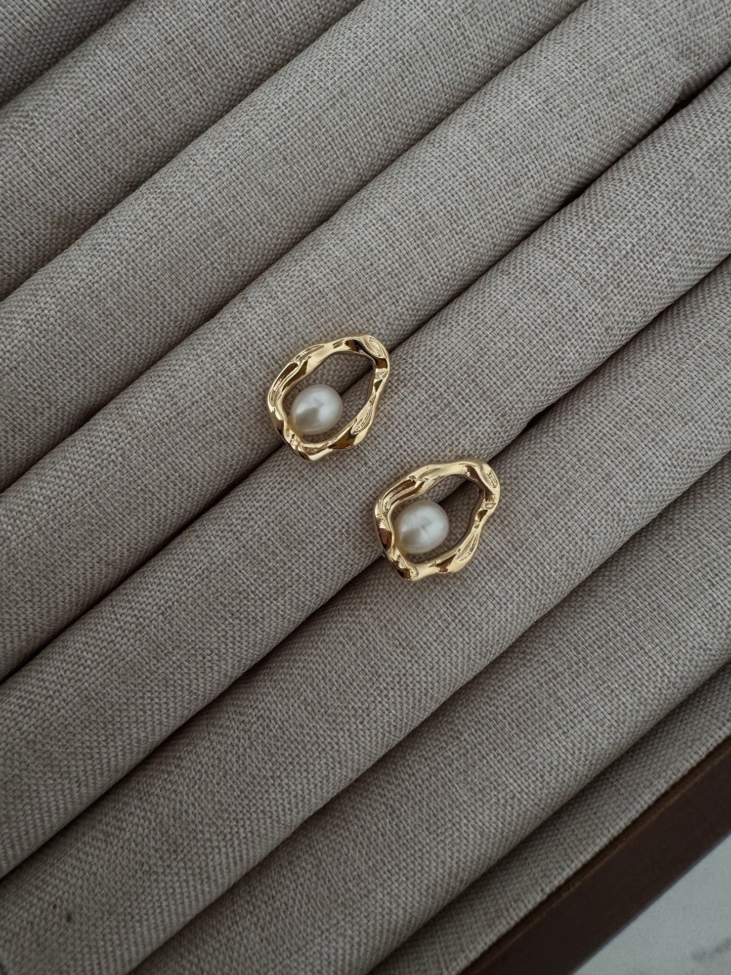 Dainty stud earrings