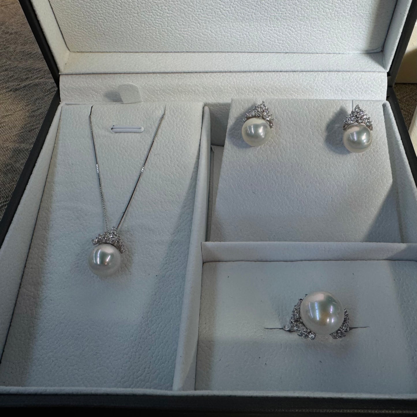 Bridal Jewellery Set (Necklace, Earrings, Ring)