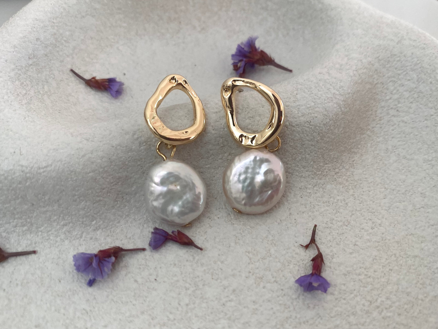 Moonlit Opulence Baroque Earring Drops