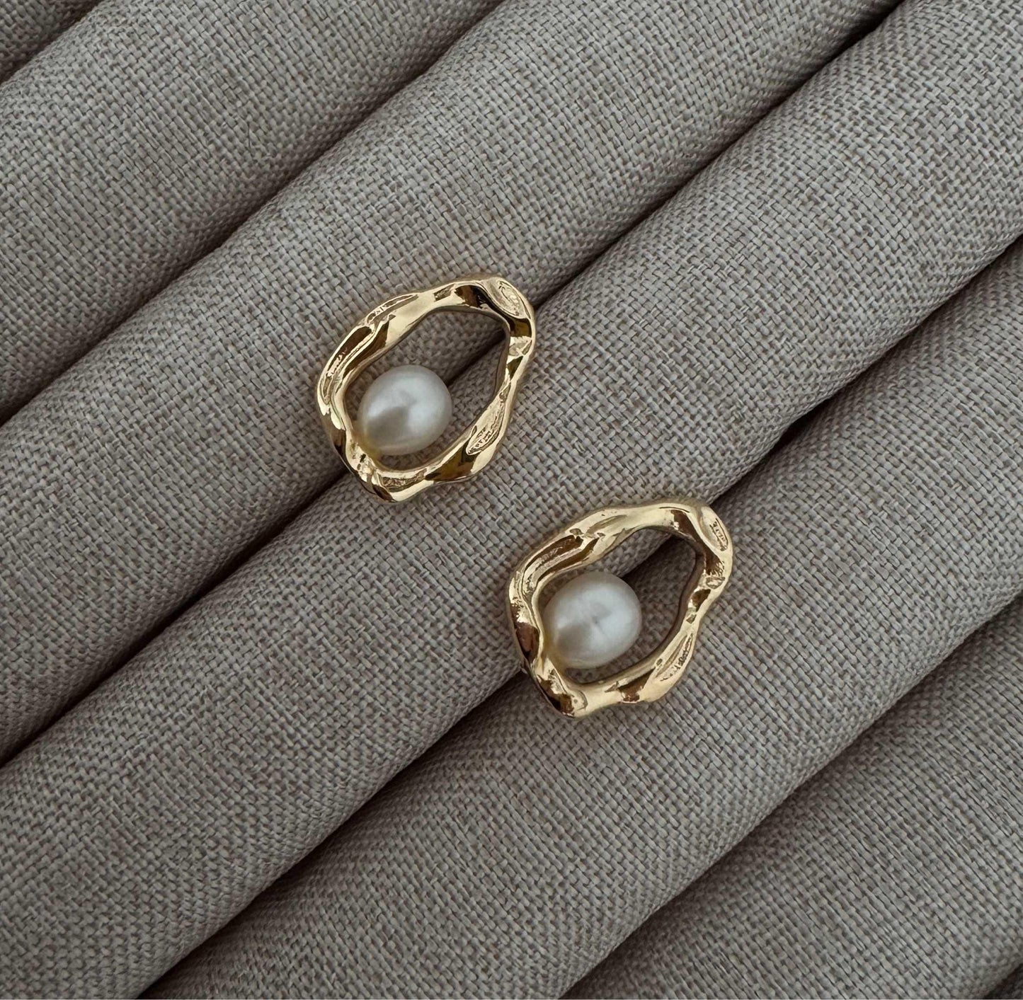Dainty stud earrings