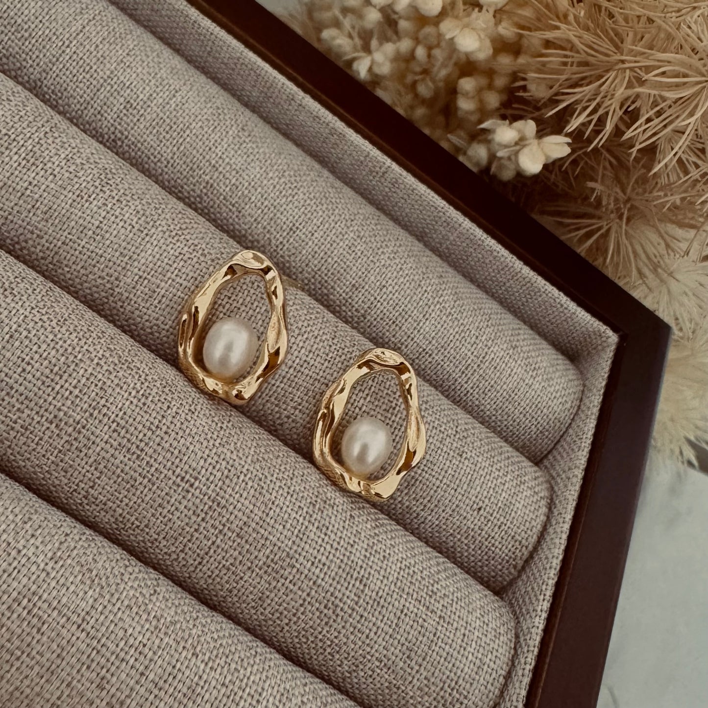 Dainty stud earrings