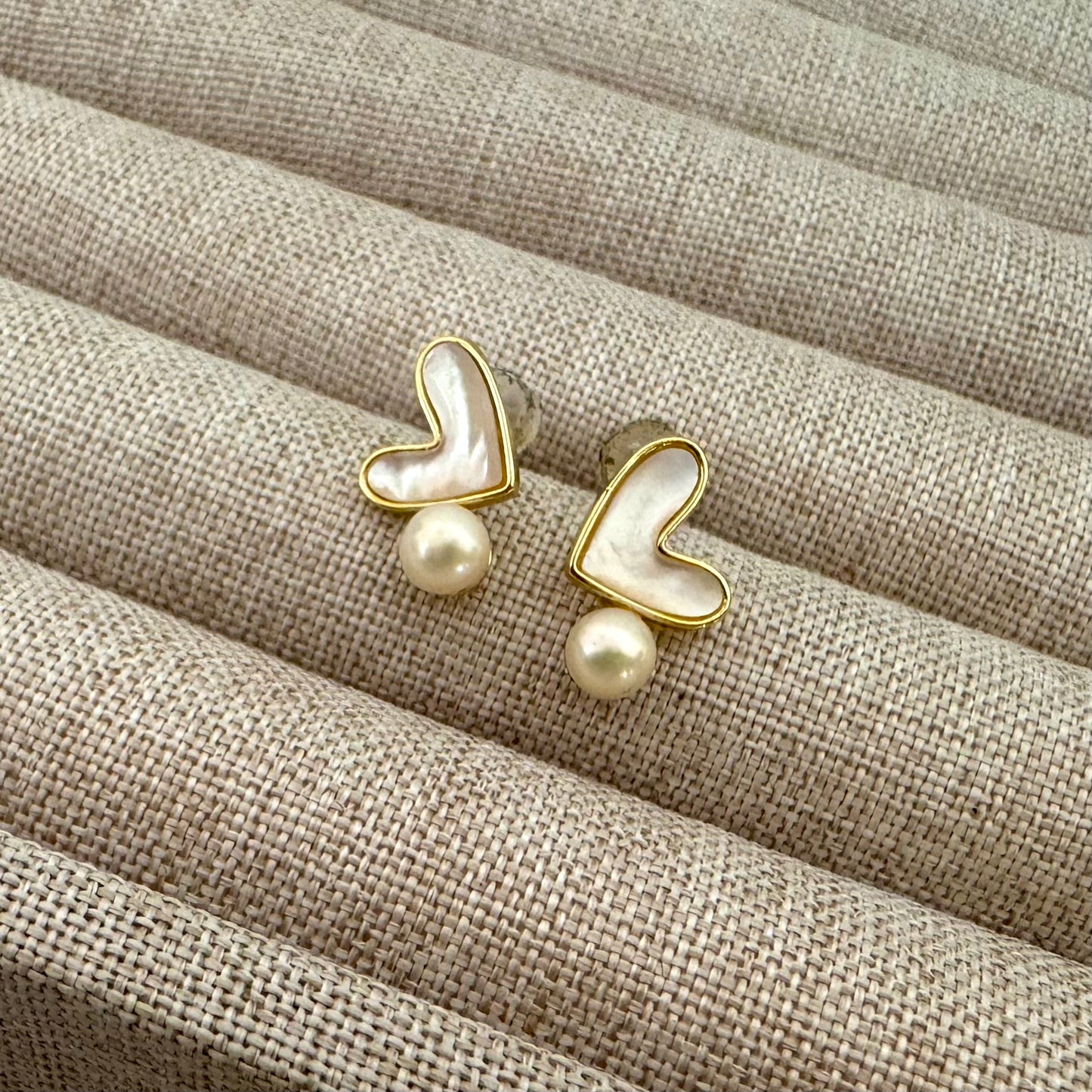 Genuine Freshwater Pearl Stud Earrings