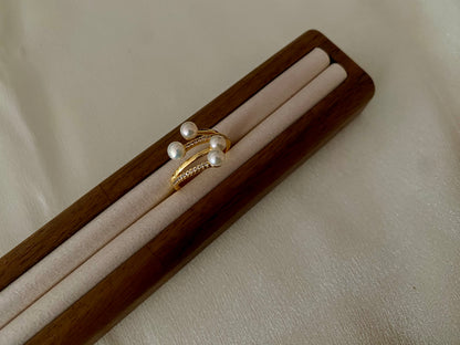 Meteor Pearl Ring