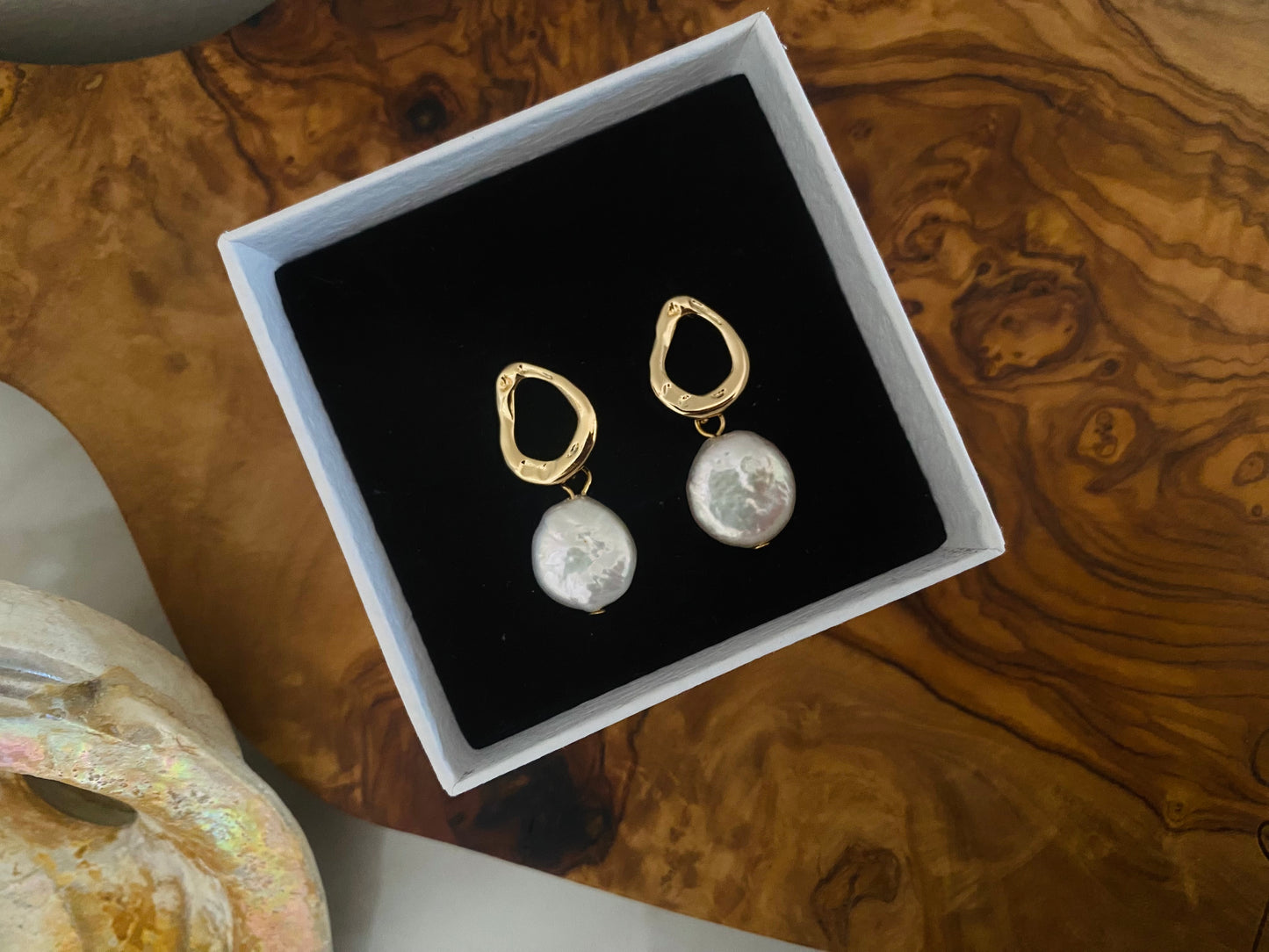 Moonlit Opulence Baroque Earring Drops