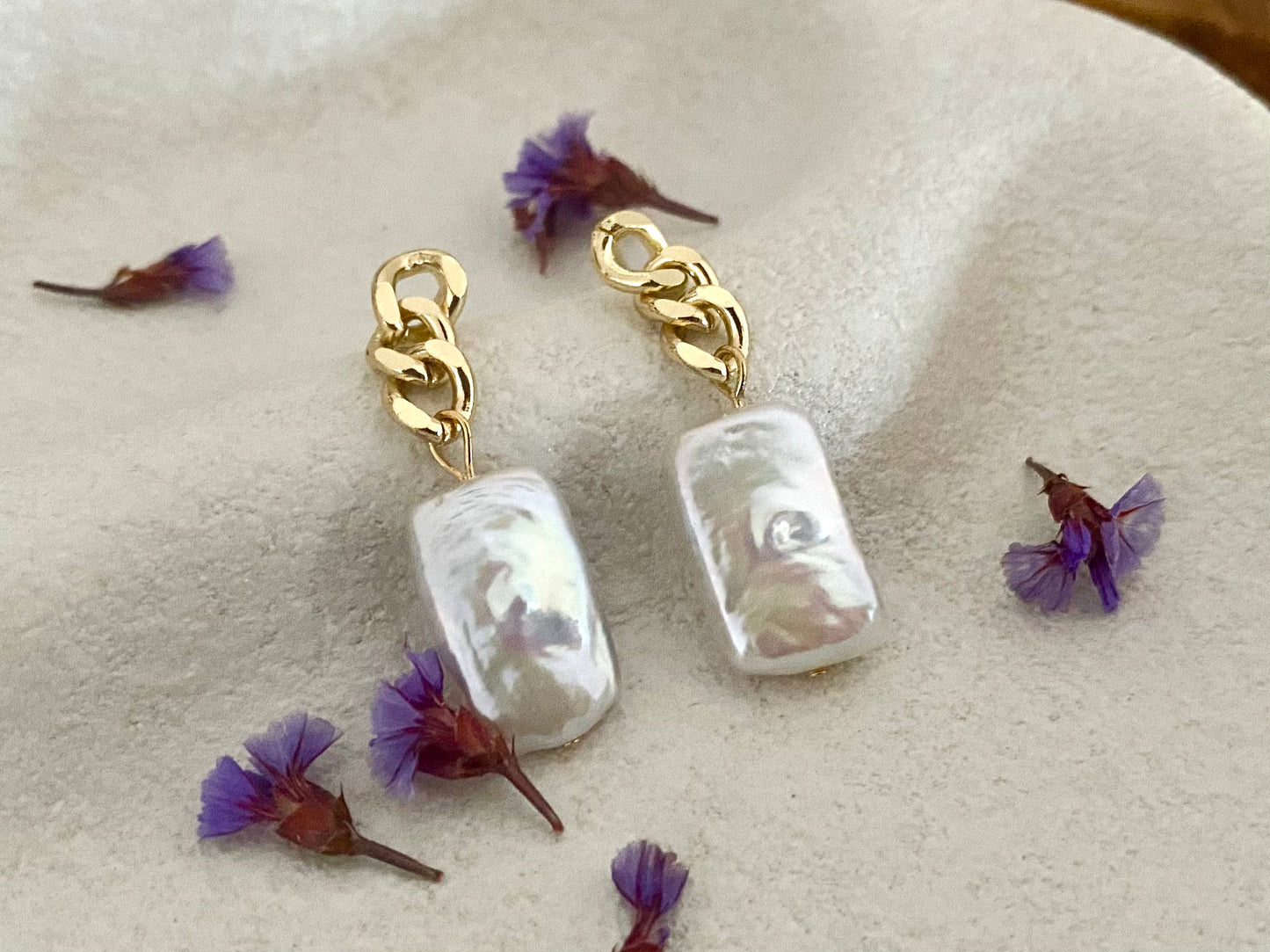 Elegant Garden Baroque Earring Drops