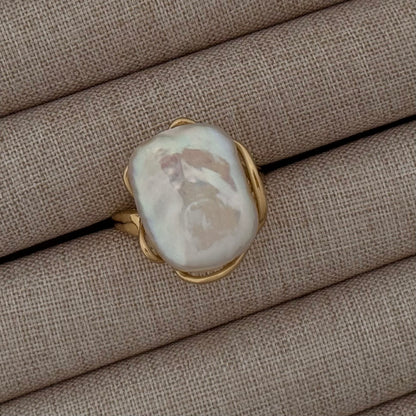 Baroque Freshwater Pearl Ring