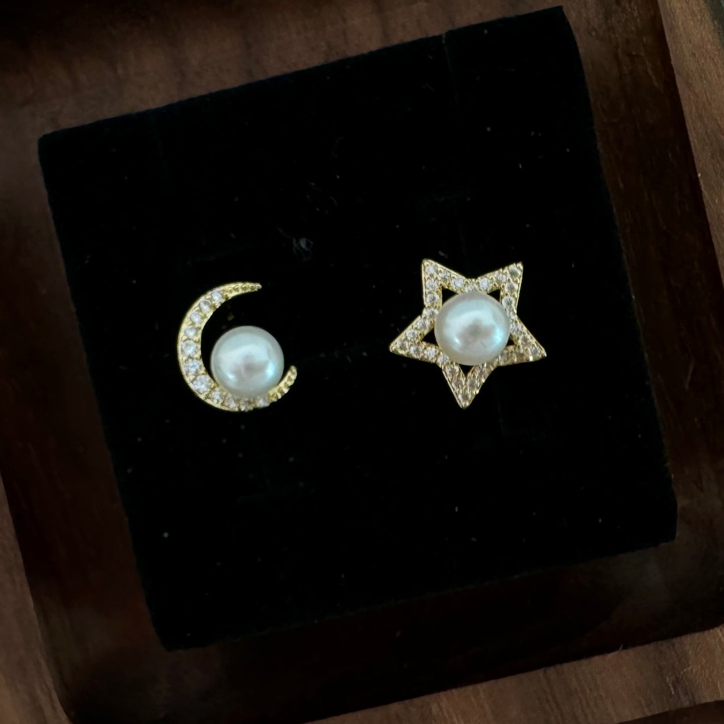 Genuine Freshwater Stud Pearl Earrings