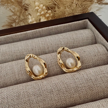 Dainty stud earrings