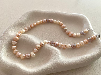Radiant Harmony Pearl Necklace