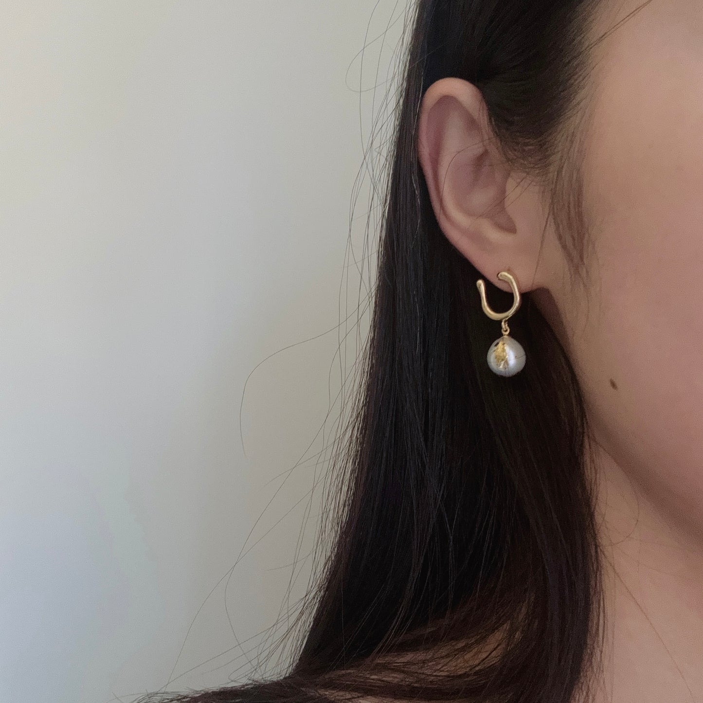 Pearl dangle earrings