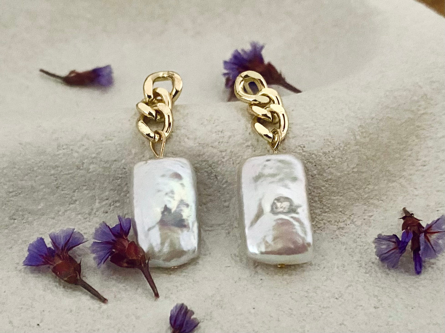 Elegant Garden Baroque Earring Drops
