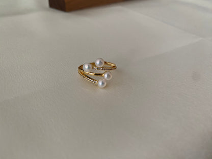 Meteor Pearl Ring