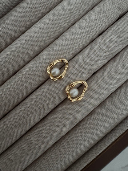 Dainty stud earrings