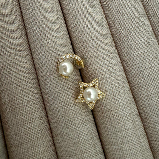 Genuine Freshwater Stud Pearl Earrings