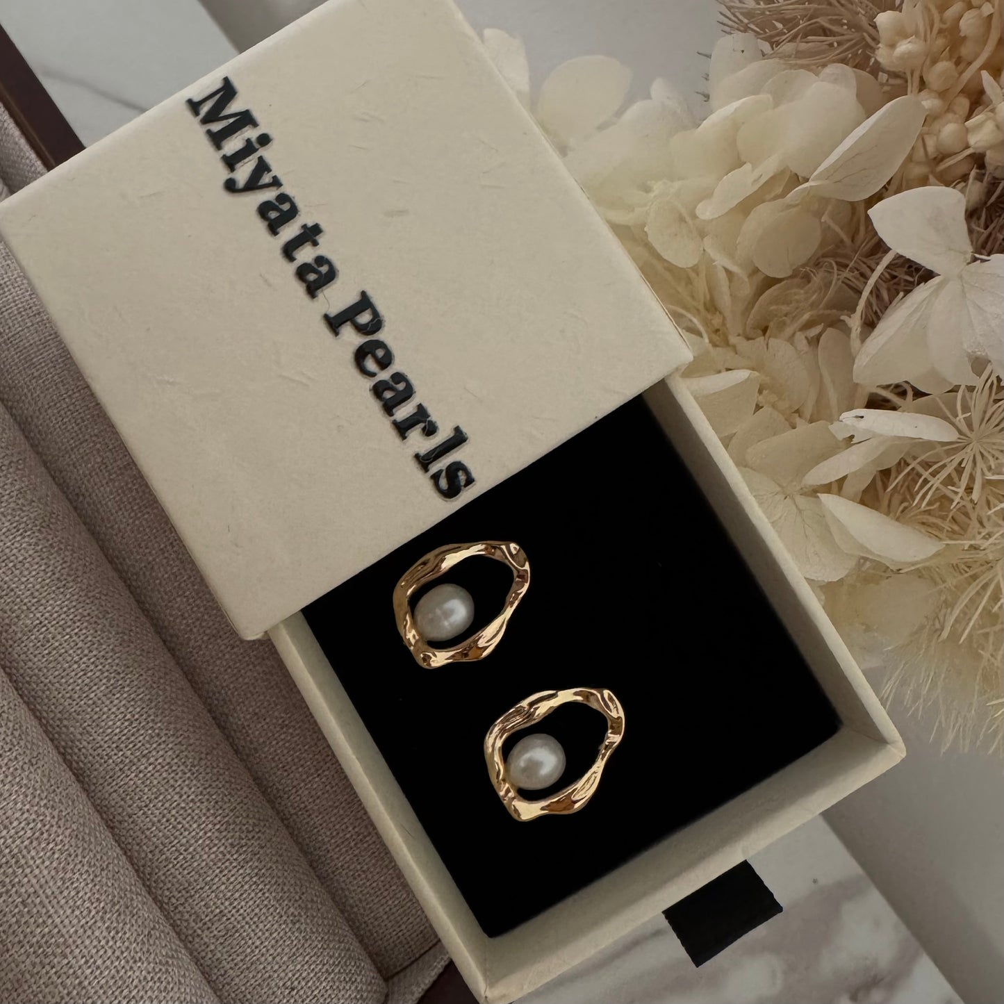 Dainty stud earrings