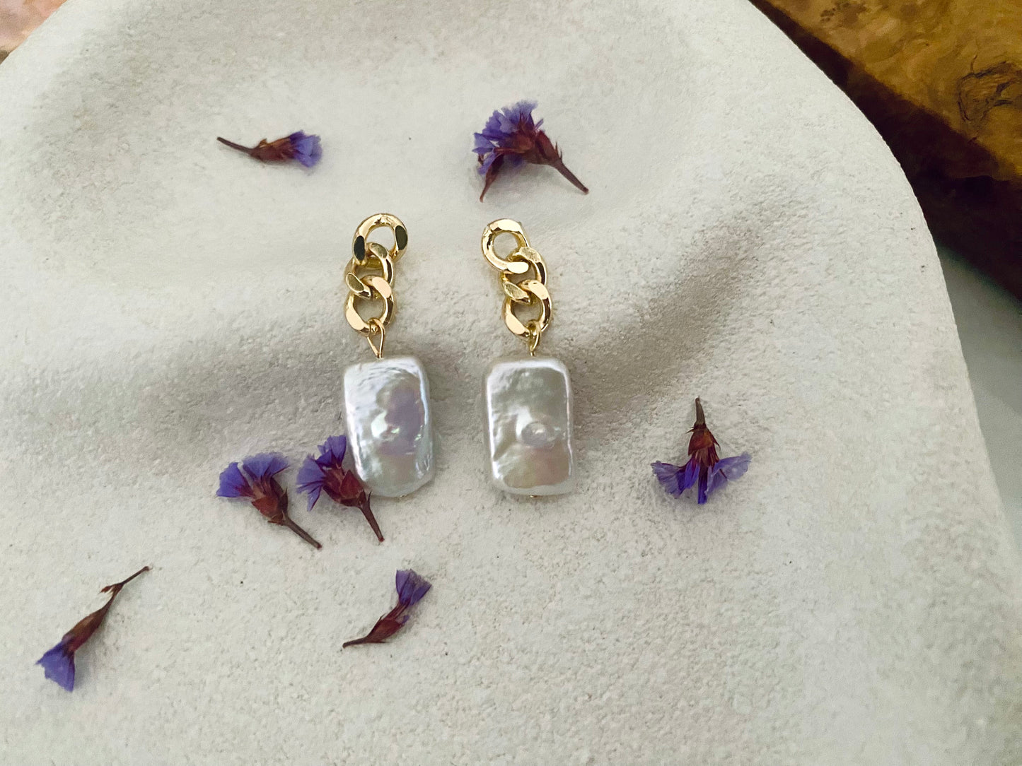 Elegant Garden Baroque Earring Drops