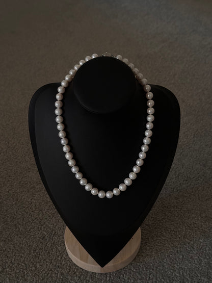 9-10mm Classic Freshwater Pearl Necklace