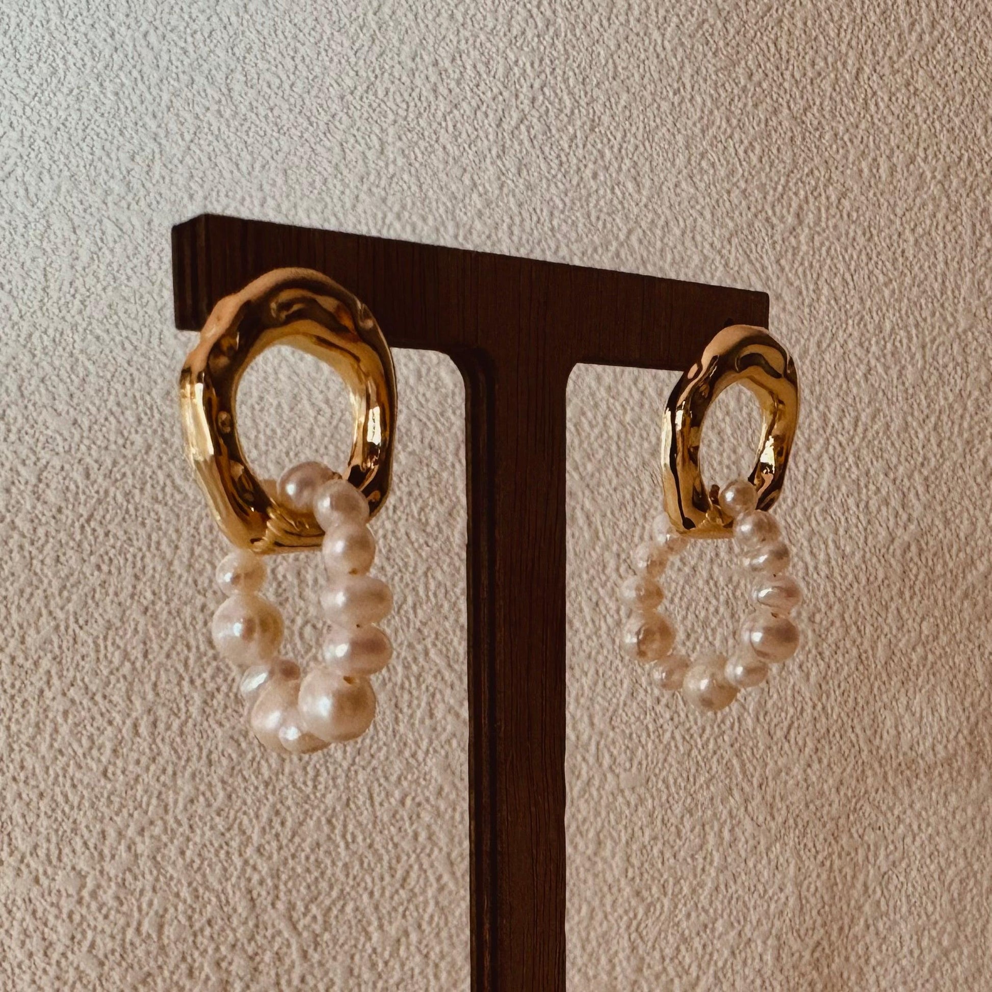 Genuine Freshwater Pearl Dangle Earrings