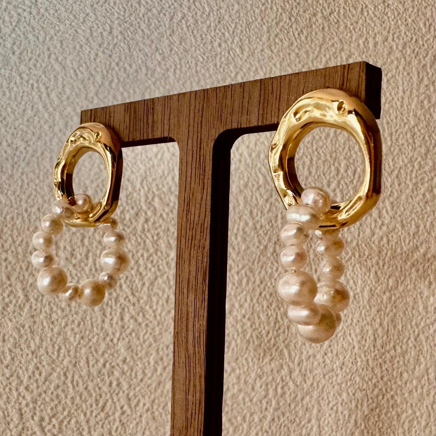 Genuine Freshwater Pearl Dangle Earrings
