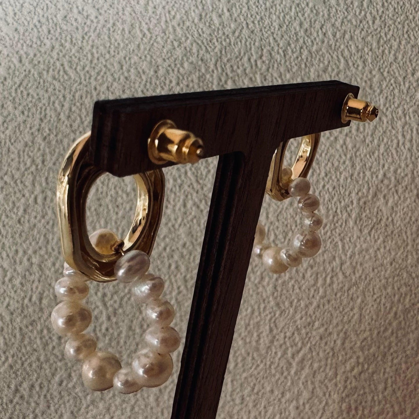Genuine Freshwater Pearl Dangle Earrings