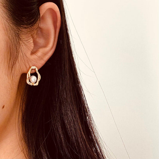 Dainty stud earrings