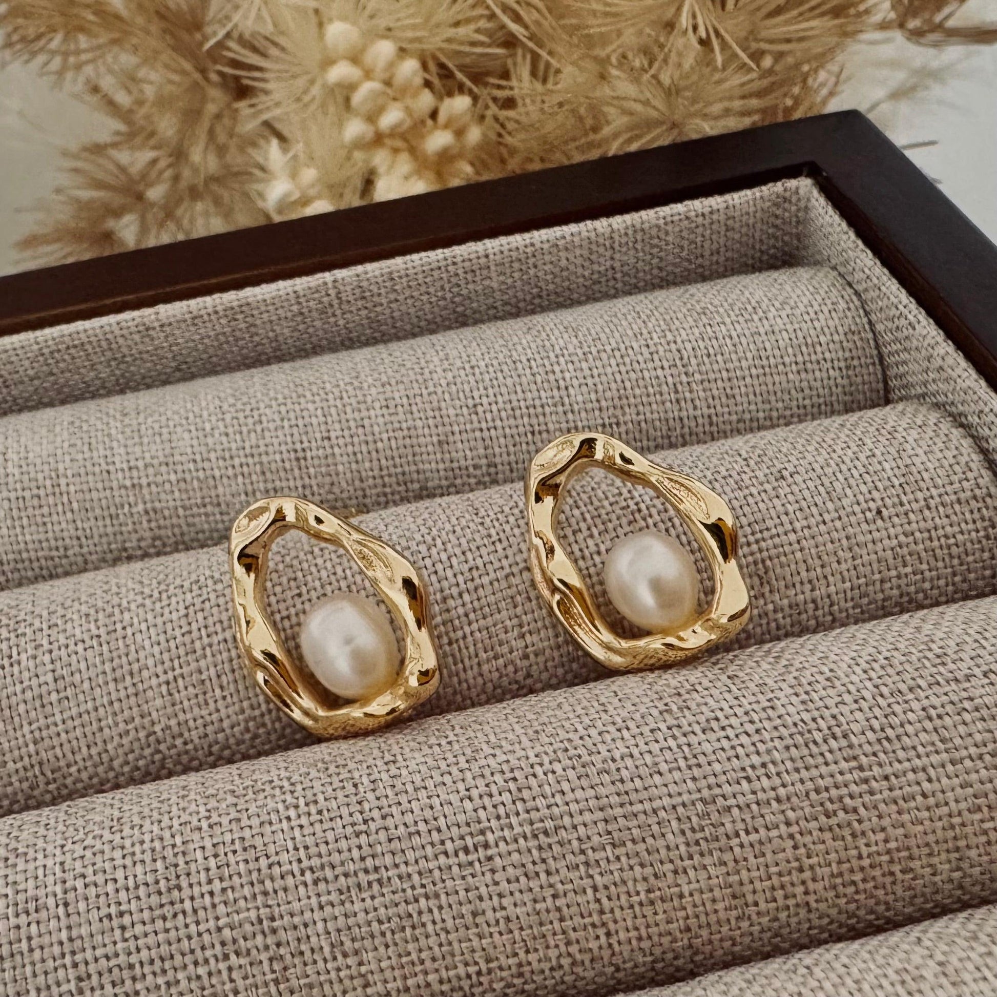 Dainty stud earrings
