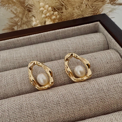 Dainty stud earrings