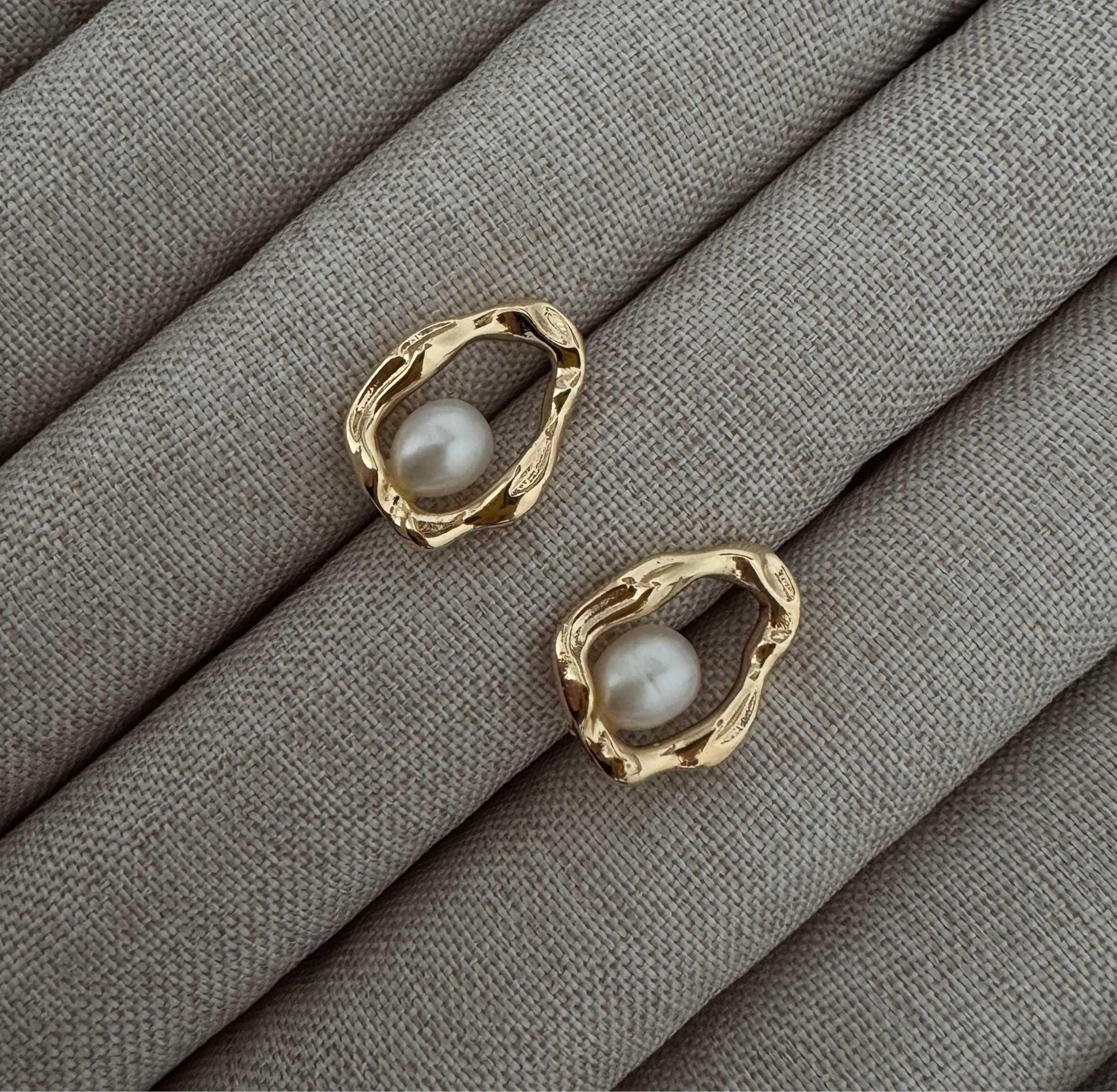 Dainty stud earrings