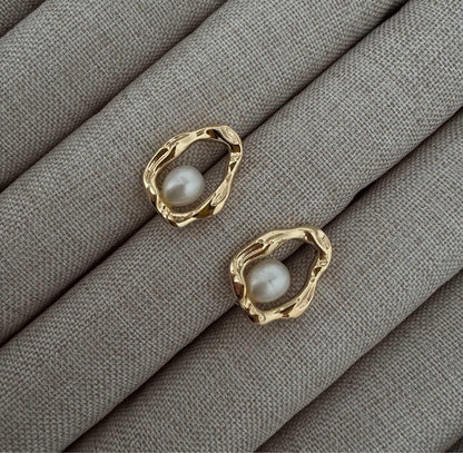 Dainty stud earrings